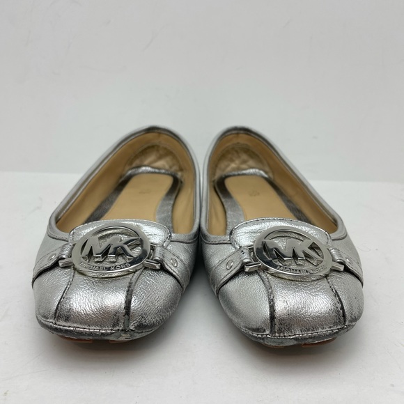 ✨Michael Kors Fulton Moccasin Metallic Silver - Picture 3 of 7